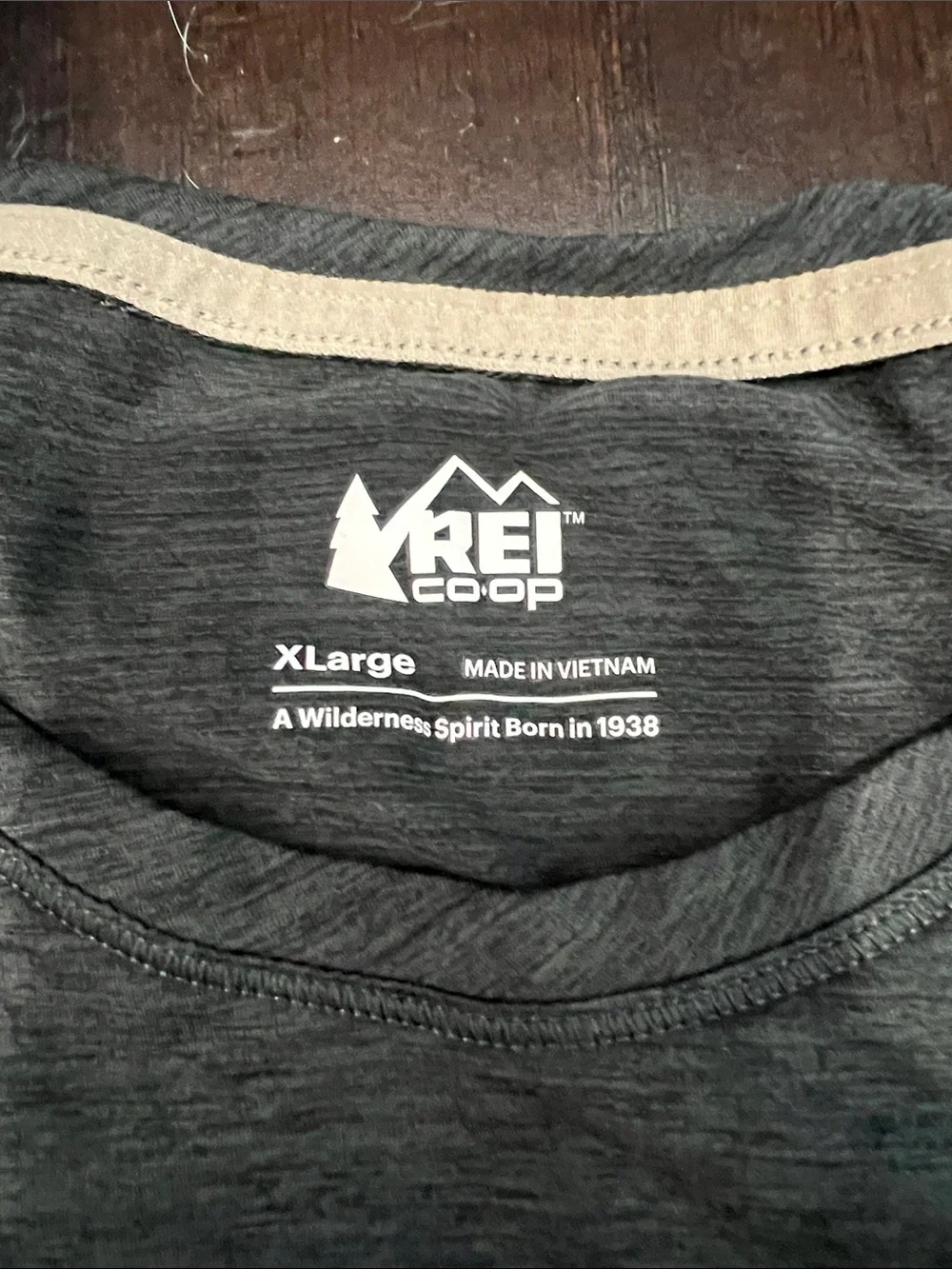 REI Dark Grey Shirt, size XL
